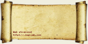 Jana Obrenović vizit kartica